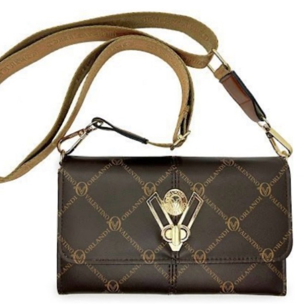 Valentino Orlandi Brown Crossbody Bag